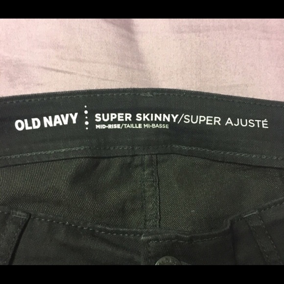 Old Navy Black Super Skinny Size 6 Jeans - Picture 4 of 5